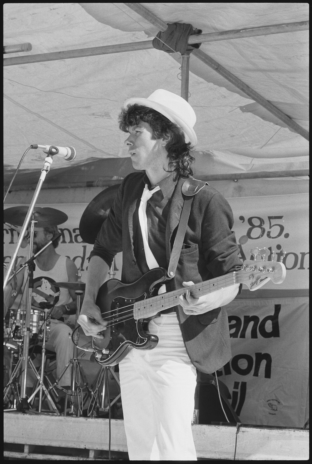 Concert in Queens Park, Ipswich, July 1985
