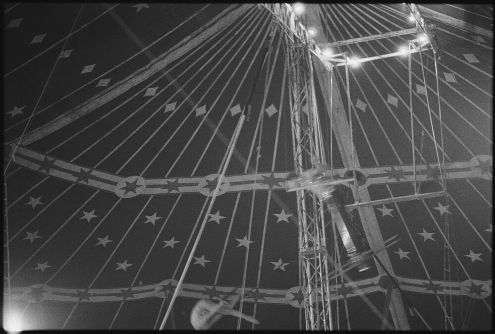 Circus performance in Ipswich, July 1985