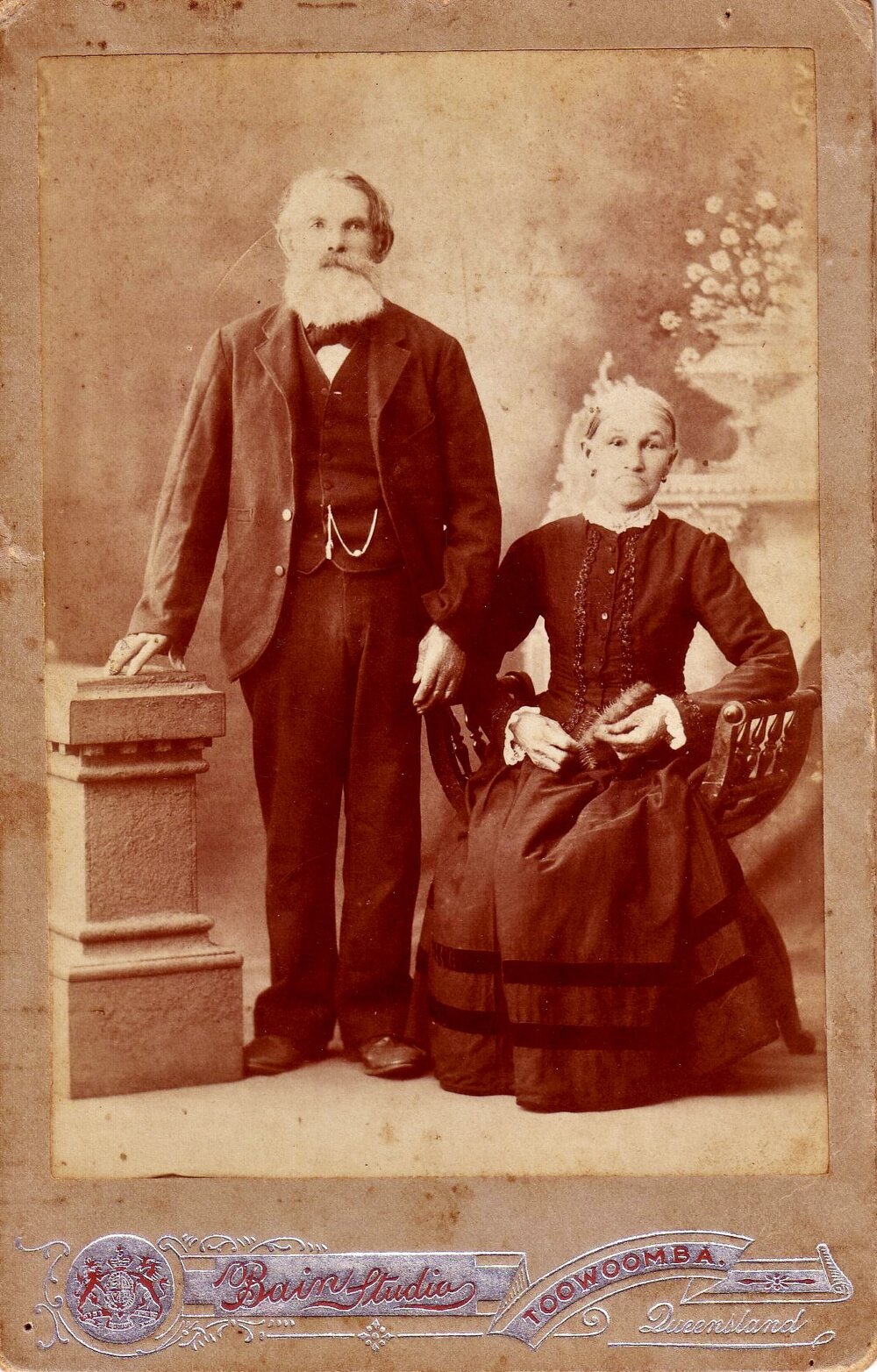 Leonhardt and Frederica Erb, c1900