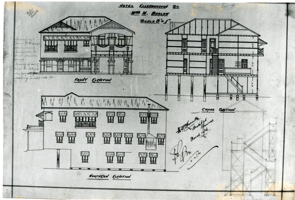 Hotel, Ellenborough Street, Messrs M. Barlow, 1916
