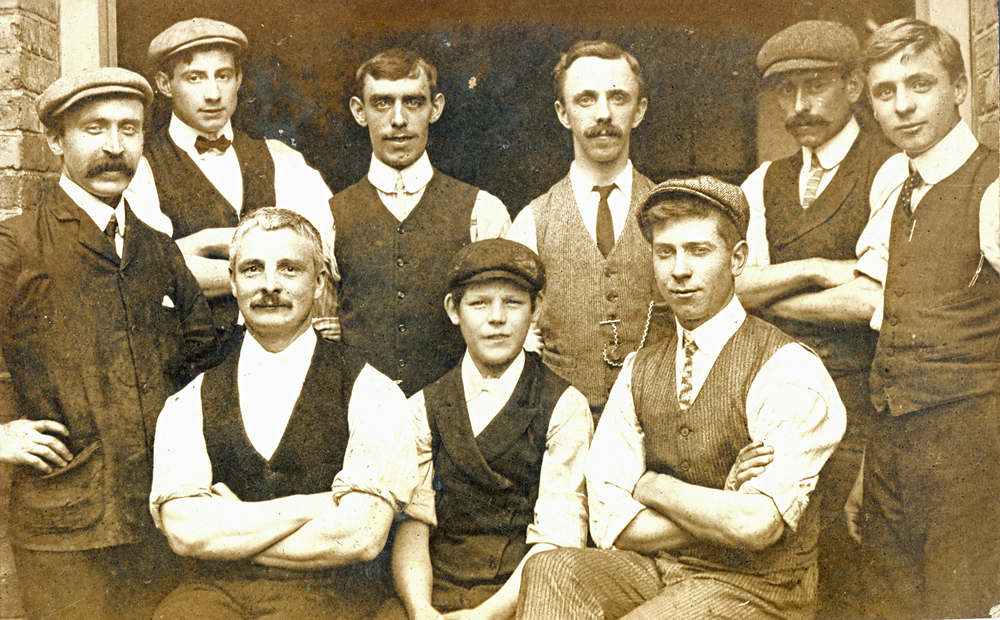 Staff of Wilkinson's General Printers, Martin Street, Woodend, c.1910