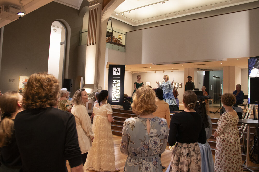 Limestone Frolic, held at the former Town Hall (Ipswich Art Gallery), Galvanized: A Festival of Heritage, September 2023