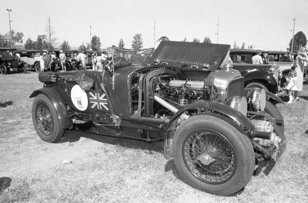 Vintage car at the 1978 Australian International Veteran and Vintage Motor Rally at the Ipswich Showgrounds, Ipswich, April 1978