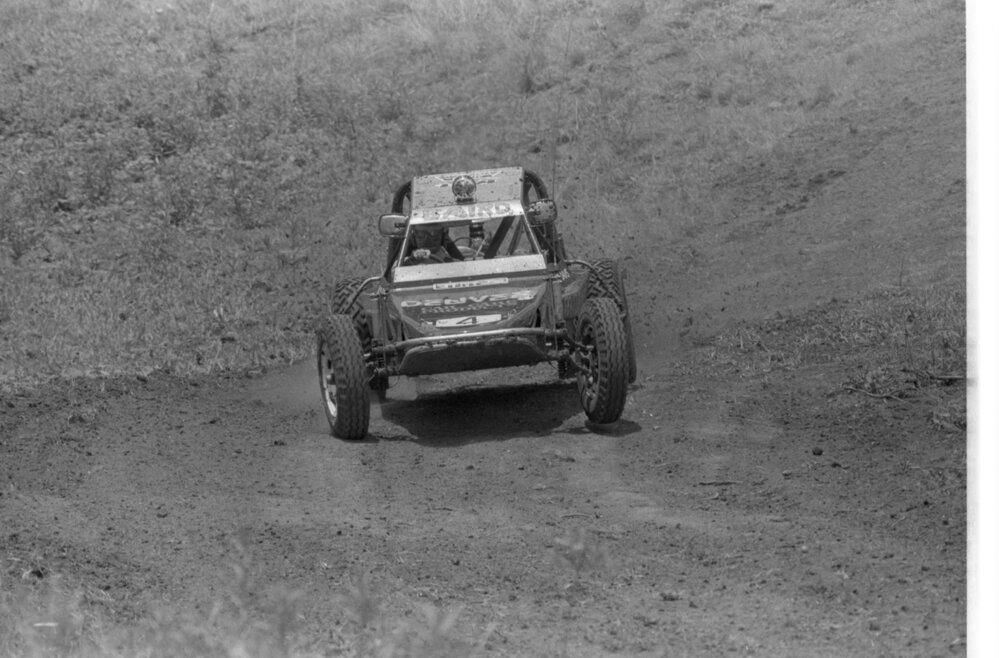 Sprint Car, No. 4, driven by Bob Baird, racing in the 1979 Queensland Times Off-Road Spectacular, Minden, Somerset, November 1979