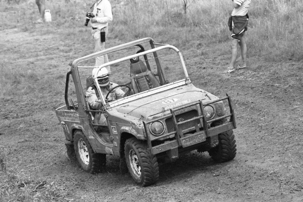 Daihatsu Wildcat, No. 87, racing in the 1979 Queensland Times Off-Road Spectacular, Minden, Somerset, November 1979