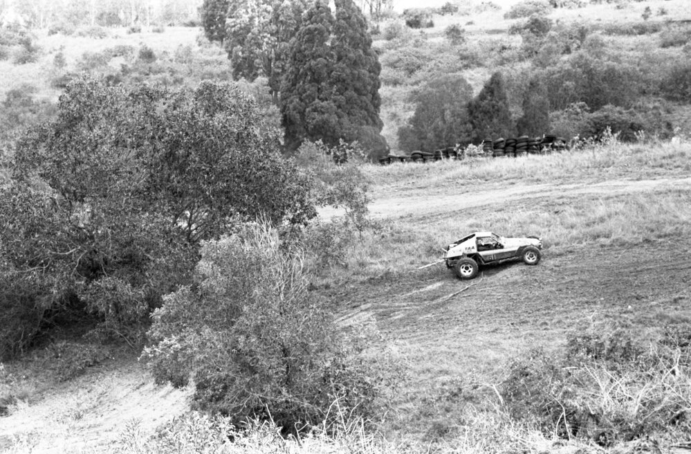 Sprint Car, No. 61, racing in the 1979 Queensland Times Off-Road Spectacular, Minden, Somerset, November 1979