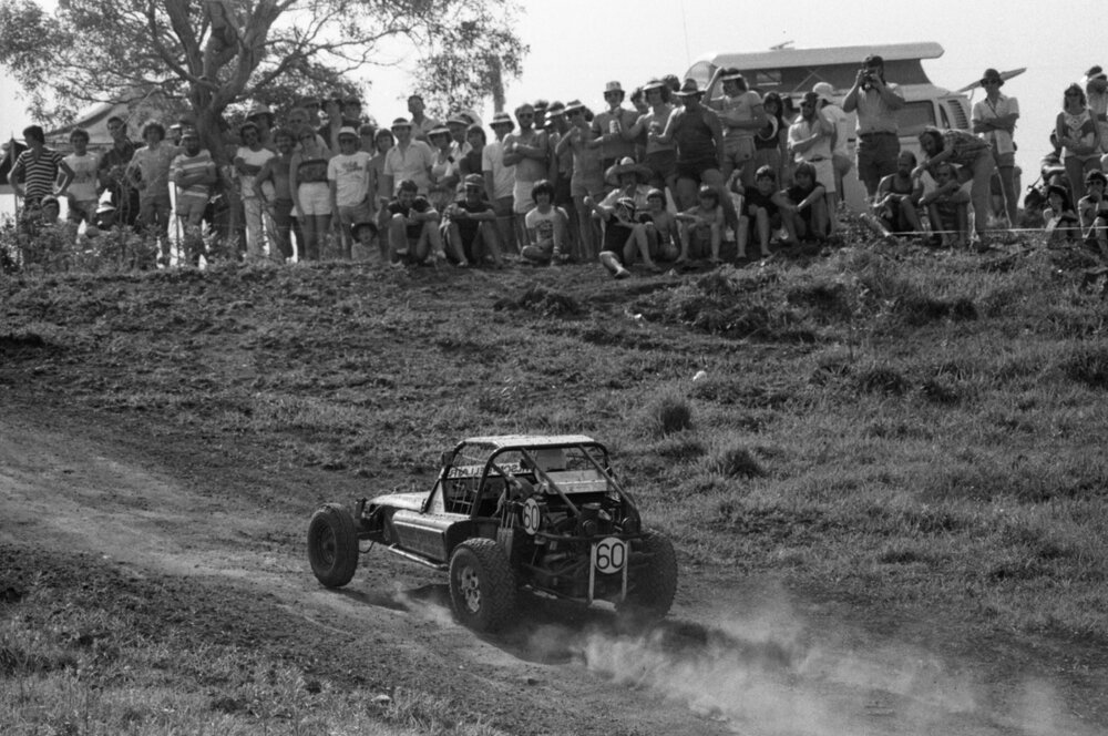 Sprint Car, No. 60, racing in the 1979 Queensland Times Off-Road Spectacular, Minden, Somerset, November 1979