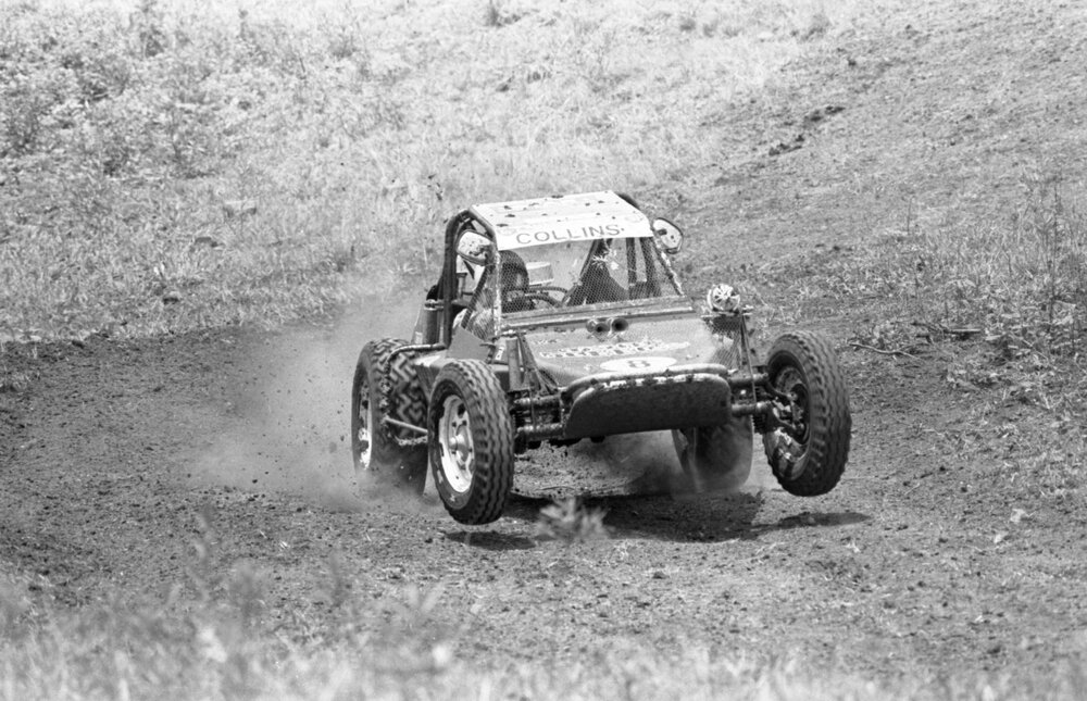 Sprint Car, No. 8, racing in the 1979 Queensland Times Off-Road Spectacular, Minden, Somerset, November 1979