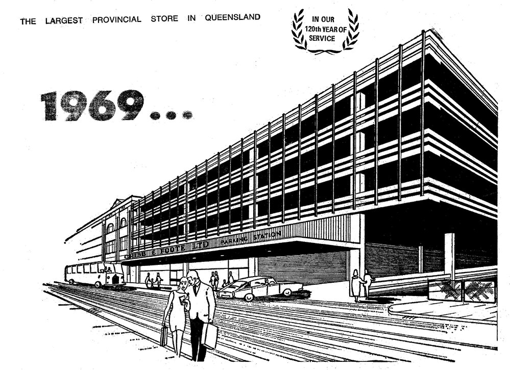 Cribb &amp; Foote Car Park advertisement, 1969