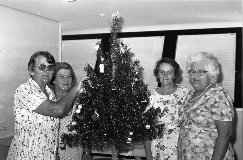 Christmas Party thought to be for the Red Cross, Ipswich, November 1979