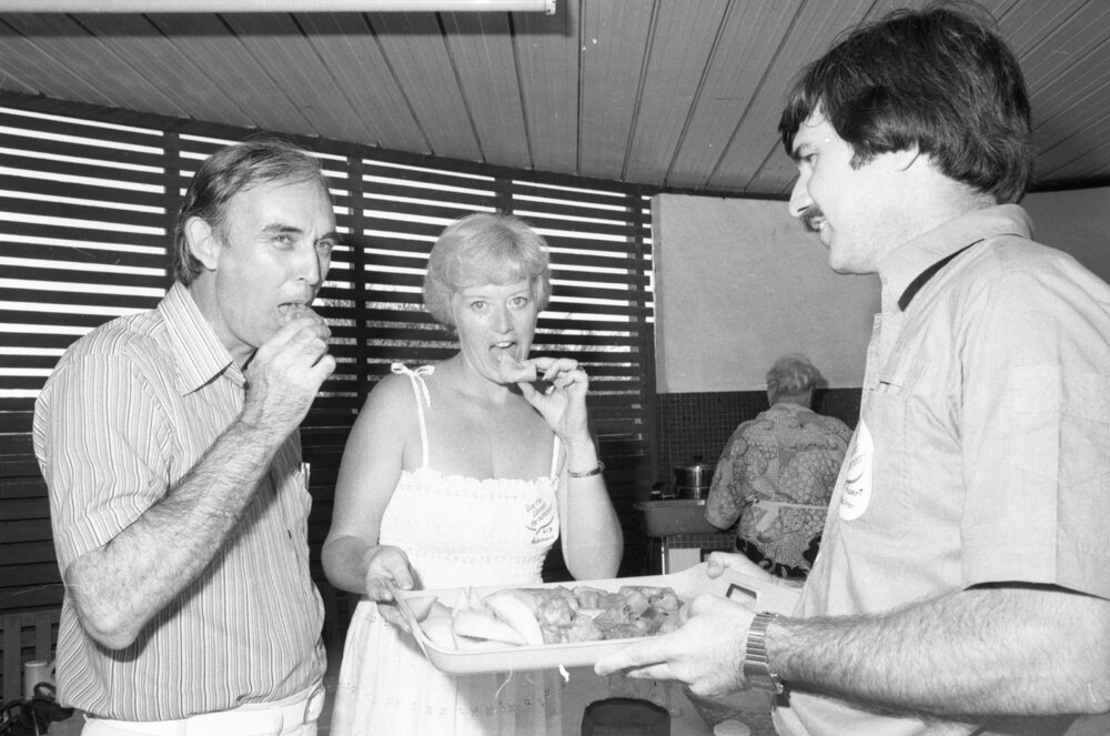 Breakfast with Dr. Llew Edwards, Ipswich, December 1979