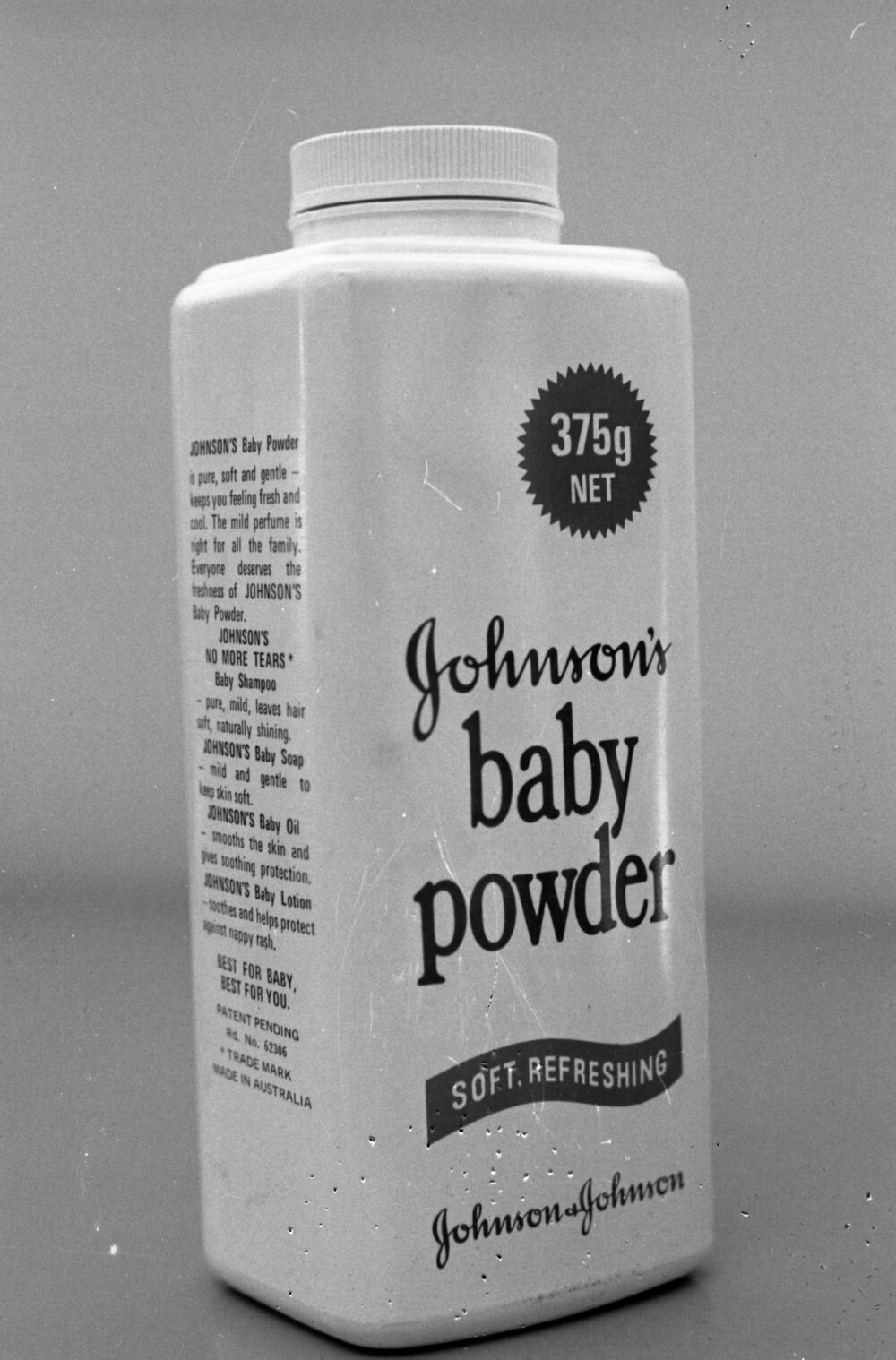 Johnson's Baby Powder advertisement, Ipswich, 13th October 1977