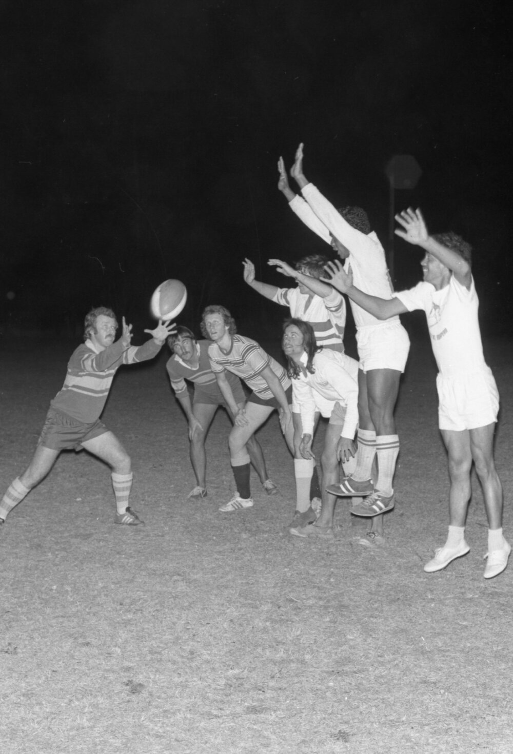 Football photo shoot, Ipswich, 20th October 1977