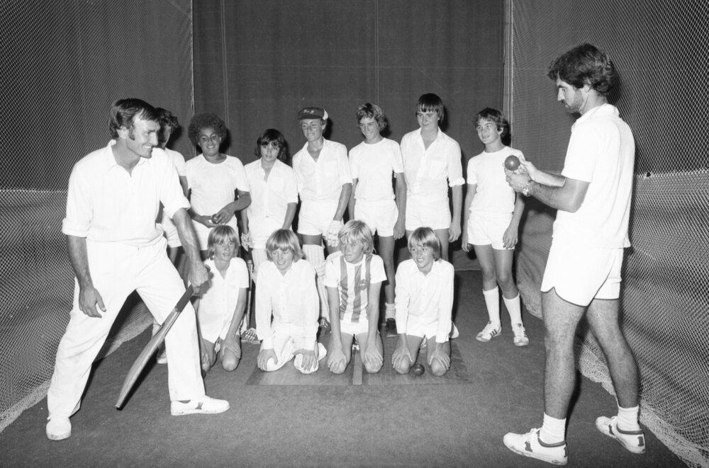 Coaches and Players, Cricket Squad, Ipswich, March 1978