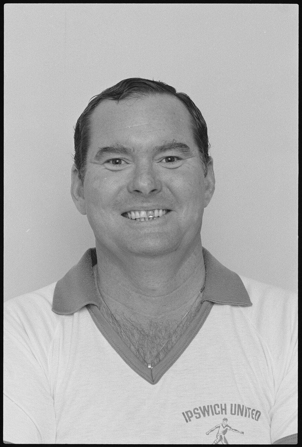 Unidentified person in Ipswich United shirt, January 1986