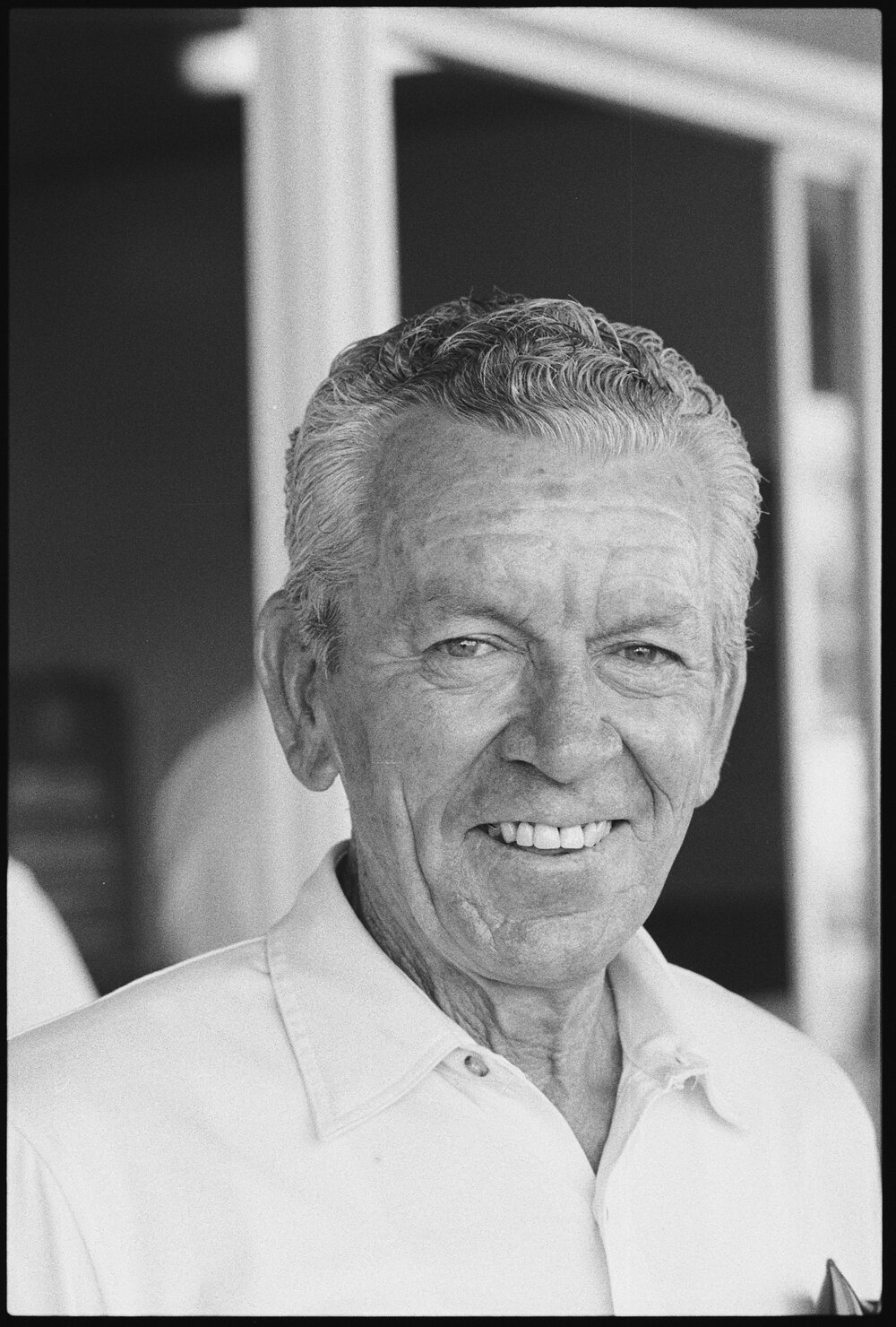 Unidentified man at Ipswich Turf Club, Bundamba, Ipswich, January 1986