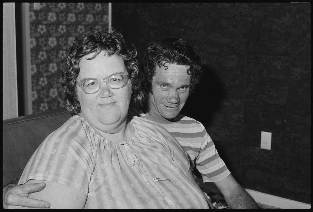 Unidentified couple, Ipswich, January 1986
