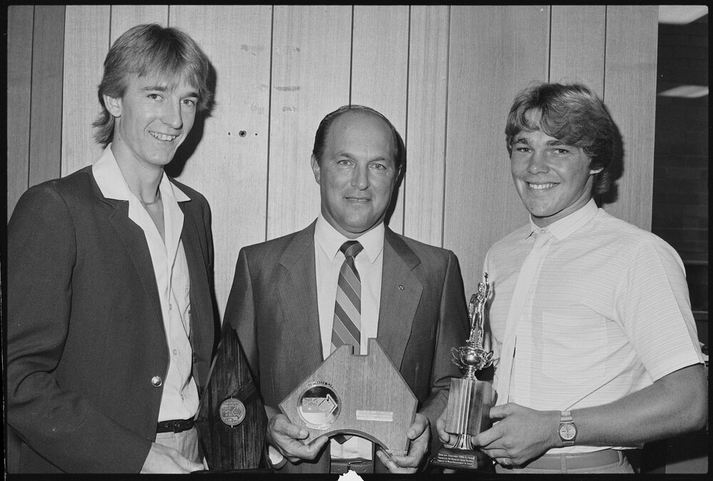 Unidentified people Australia Day Award including Citizen Award, Ipswich, January 1986