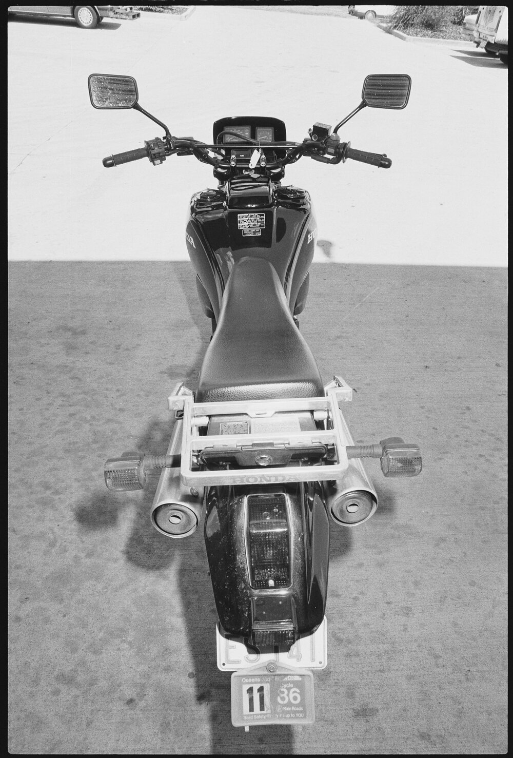 Honda motorcycle, January 1986