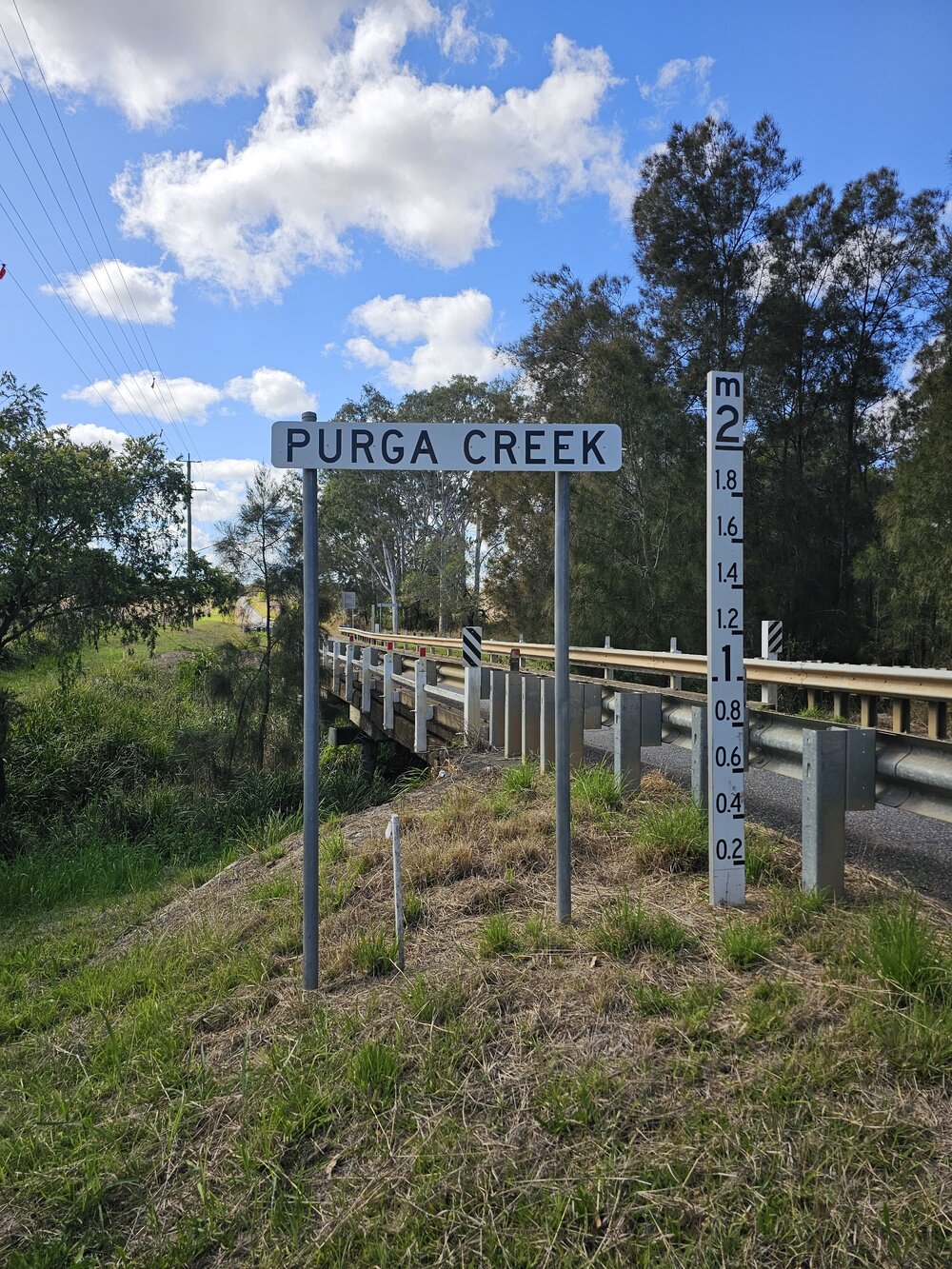 Purga School Road Bridge, 2023