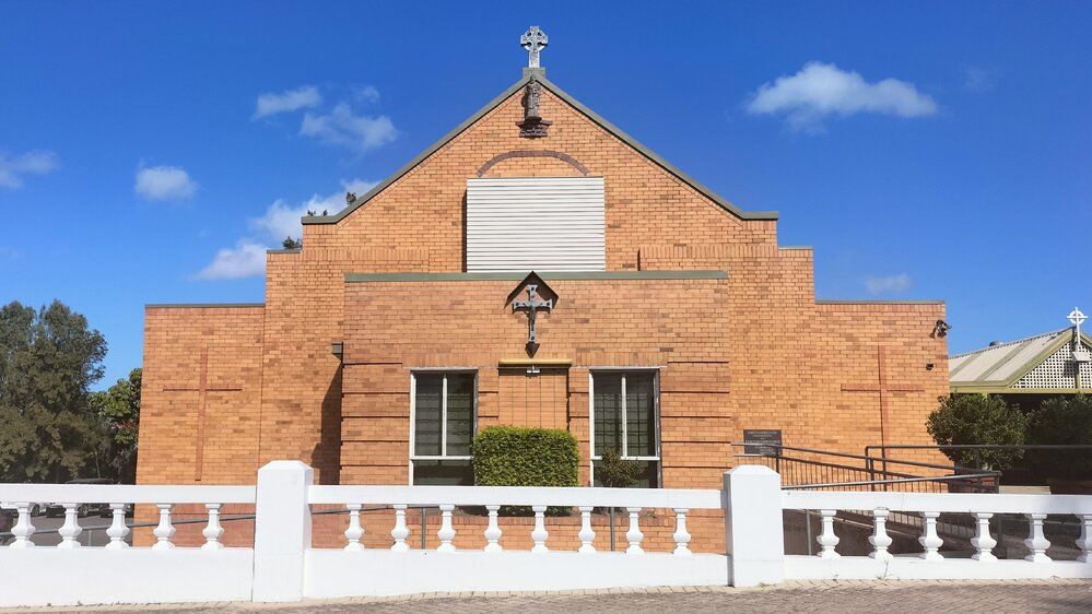 Former Brynhyfryd Balusters, St Joseph&rsquo;s Church and Primary School Fence, Pine Mountain Road, No. 42, North Ipswich, 2024