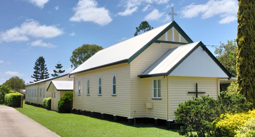 St Matthews Lutheran Church and Hall, Matthew Street, No. 63, Rosewood, Ipswich, 2024