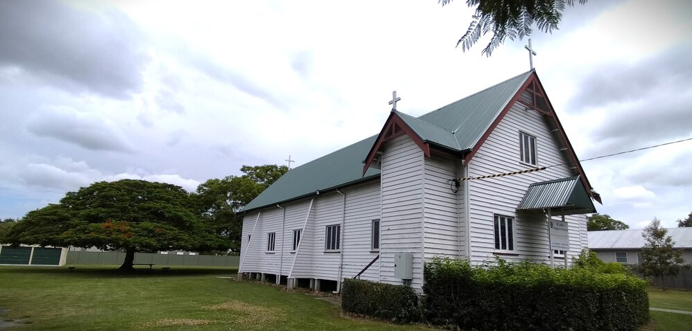 Anglican Church of St Luke Church and Hall, John Street, Nos. 72-74, Rosewood, Ipswich, 2024