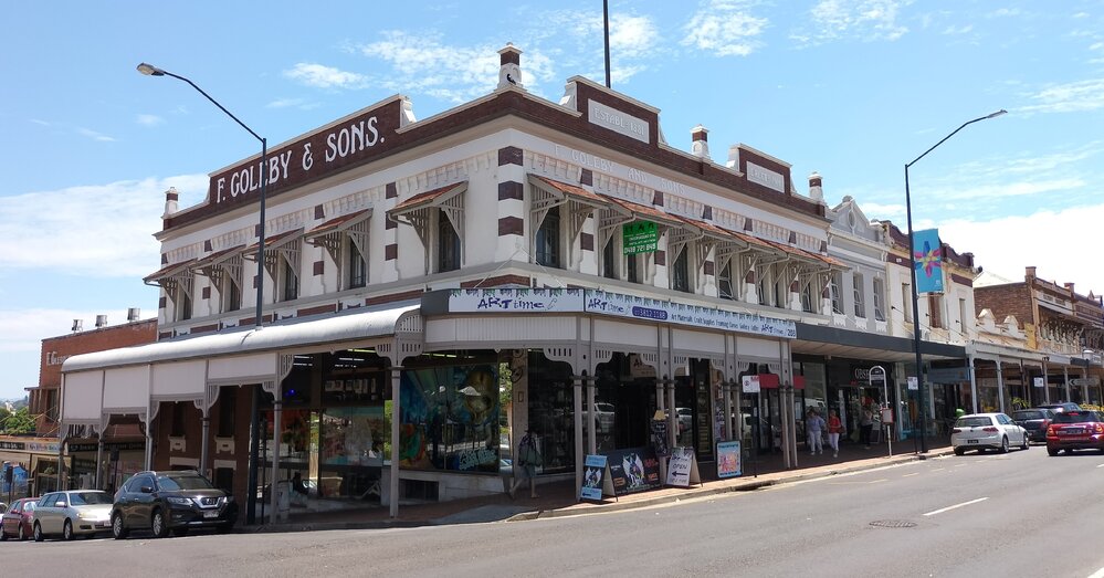 Former Goleby &amp; Sons Building, Brisbane Street, Nos. 199 &amp; 203, Ipswich, 2023
