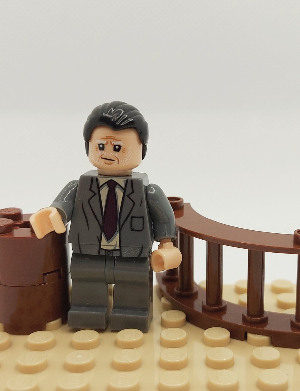 Brickswich version of formal portrait of William John Brown