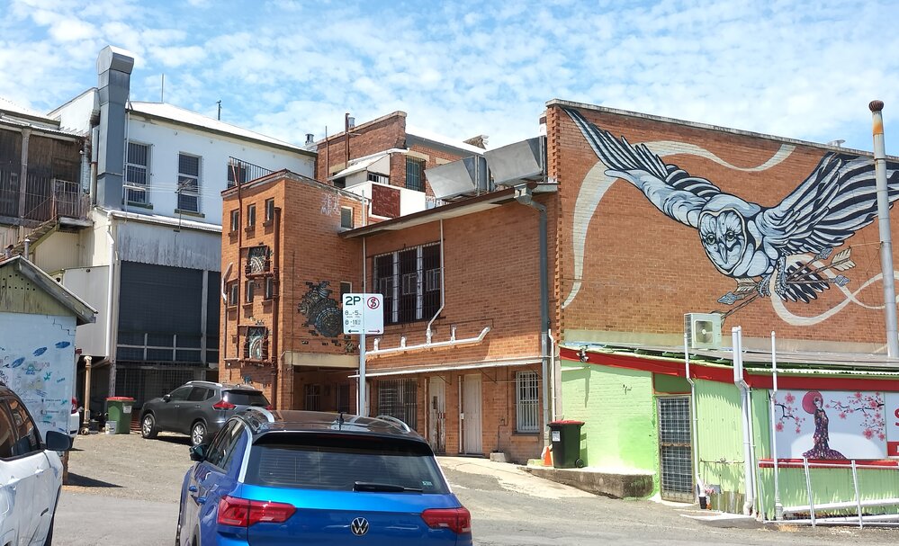 Rear Views, Brisbane Street, Ipswich, 2023