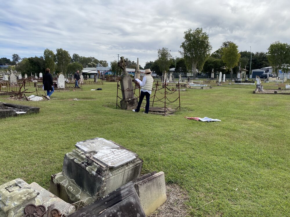 UniSQ Field Day Workshop, Ipswich General Cemetery, 2024