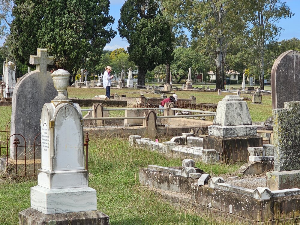 UniSQ Field Day Workshop, Ipswich General Cemetery, 2024