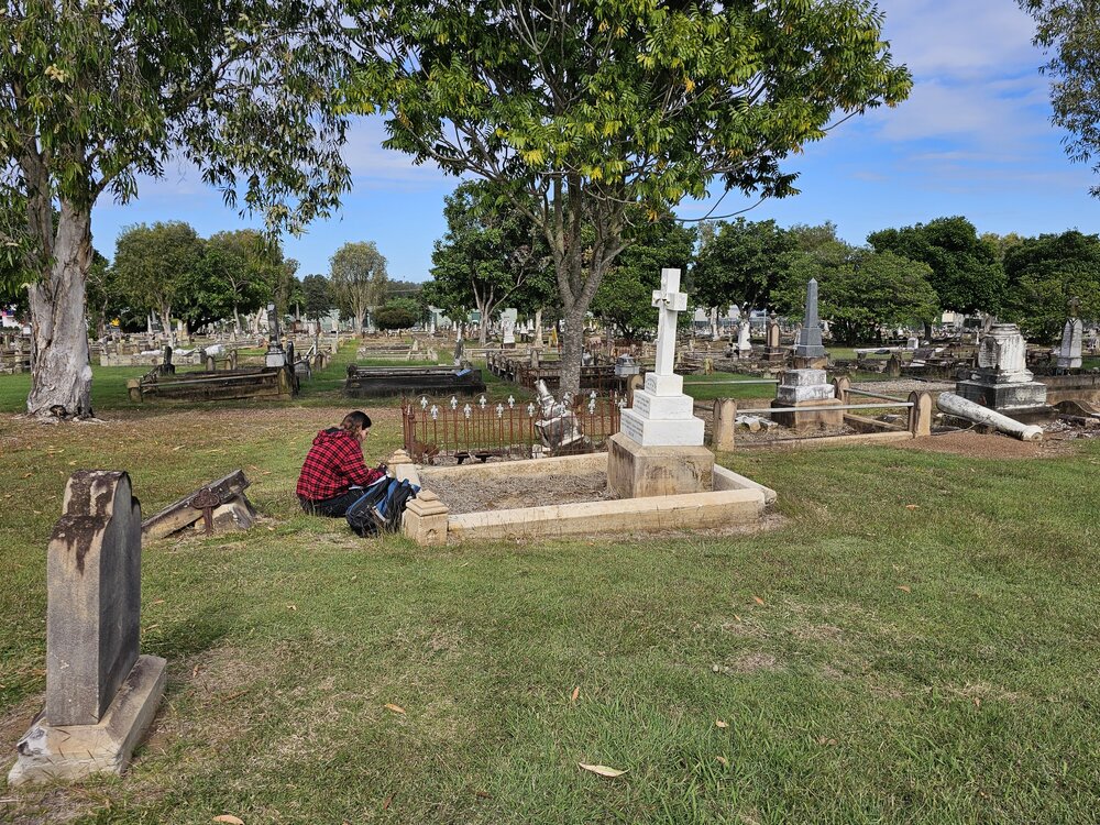 UniSQ Field Day Workshop, Ipswich General Cemetery, 2024