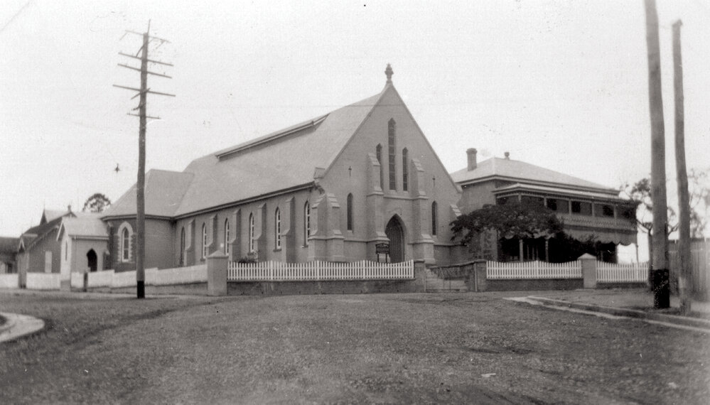Ipswich Central Mission, corner Limestone and Ellenborough Streets, Ipswich, 1920s