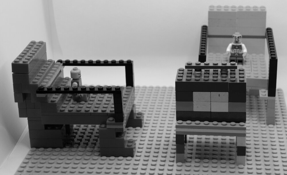 Brickswich version of Lounge Chairs, from 1958
