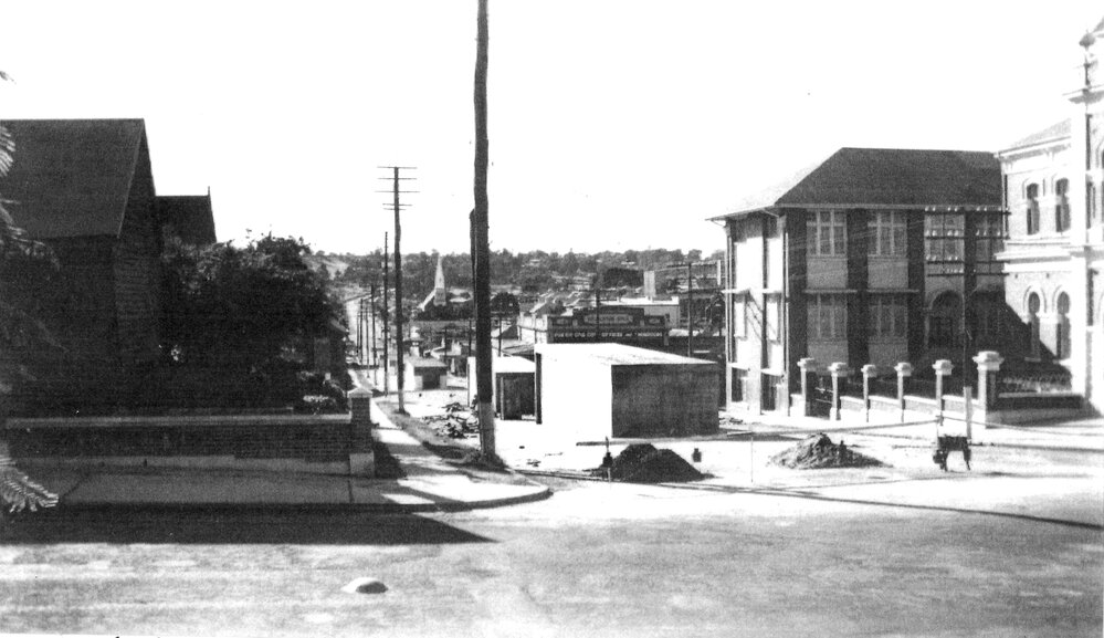 Air raid shelters in Limestone Street, Ipswich, 1941