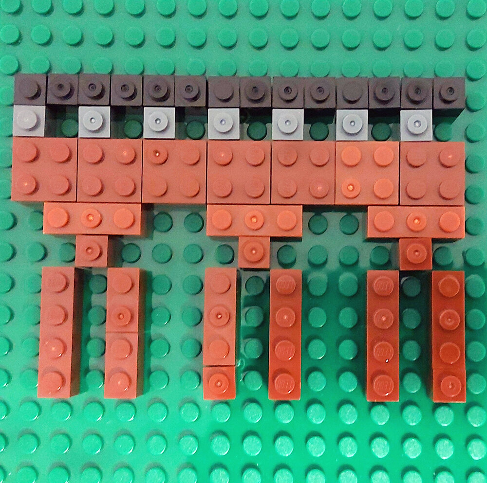Brickswich version of Timber Rail Bridge, Bundamba Creek, Bundamba, Ipswich, 2024