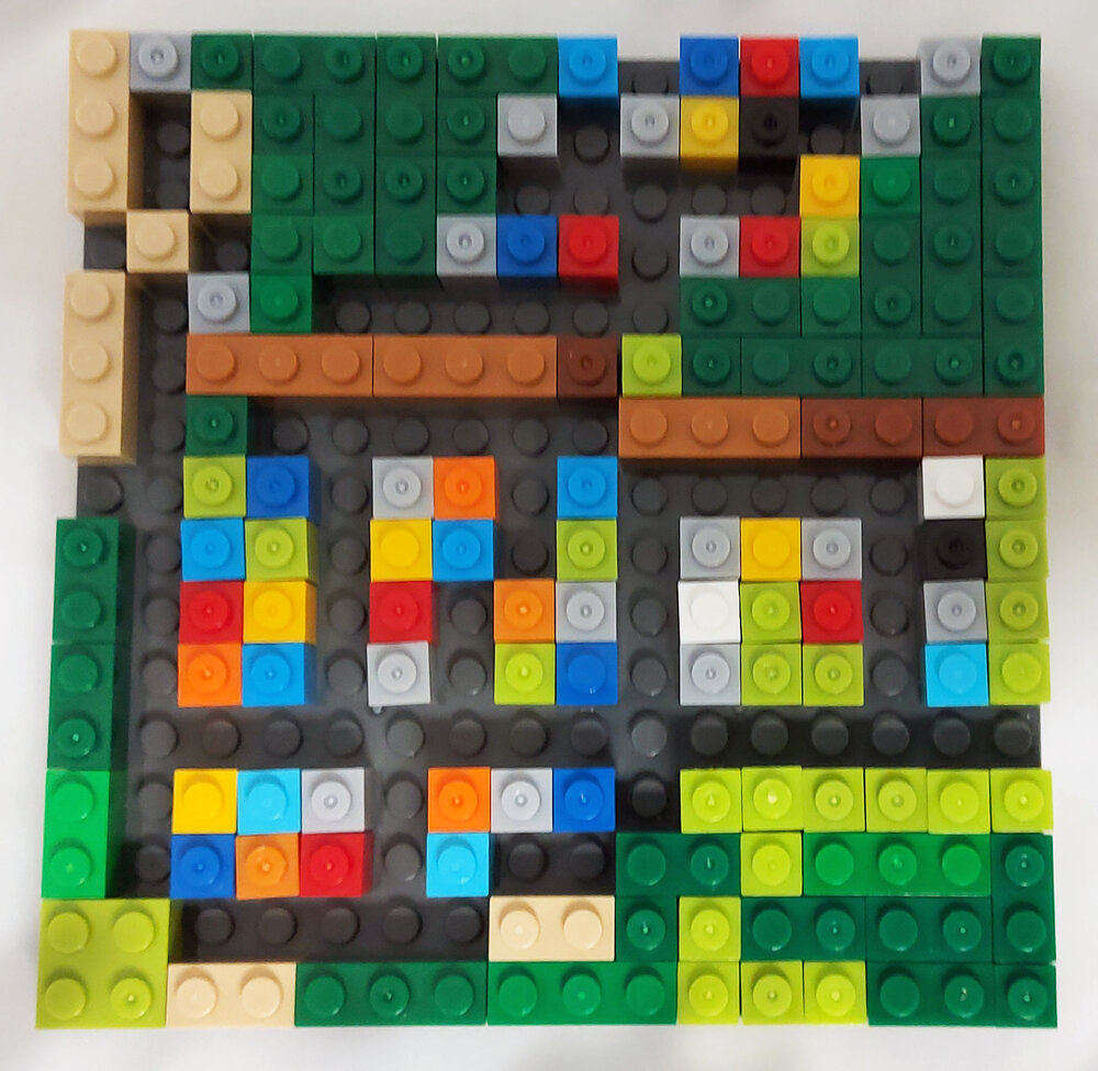 Brickswich version of Aerial view along Windle Road, Brassall, Ipswich, 2012