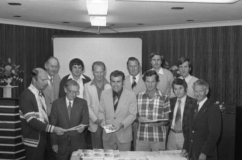 Unidentified Men with books and cassette tapes, Ipswich, August 1980