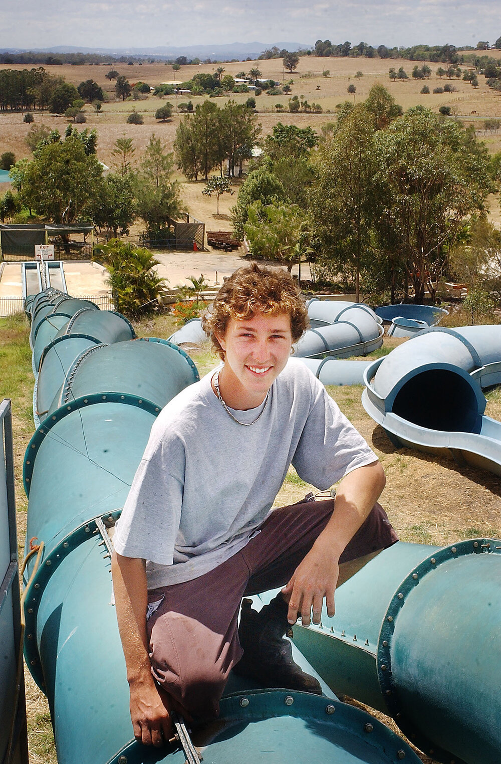 Joseph Hass, head lifeguard, Warrego Water Park, Haigslea, Ipswich, December 2003