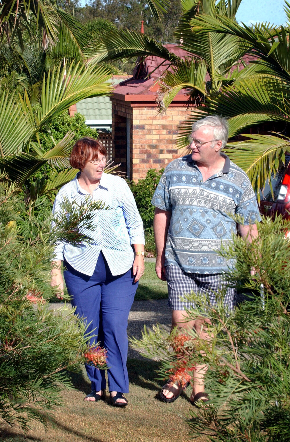 Mavis McFarlane and Chris Smith, residents of Springfield for 10 years, December 2003