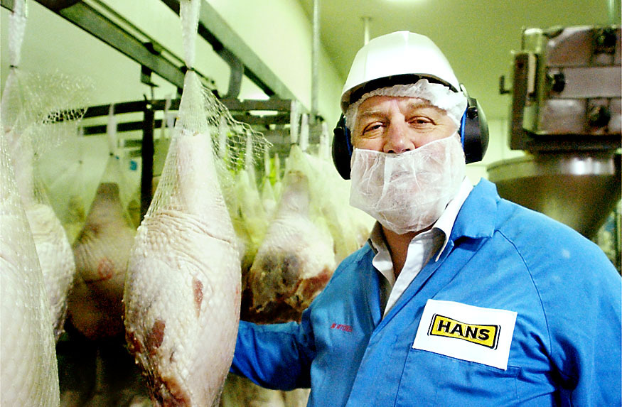 Jim Mitchell (site manager) at Hans Wacol Factory Outlet, Ipswich, December 2003