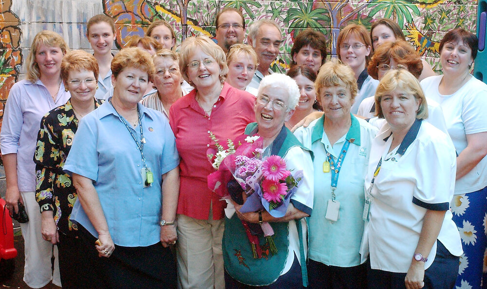 Thought to be taken at Stephanie Shannon's retirement, Ipswich General Hospital, Ipswich, December 2003