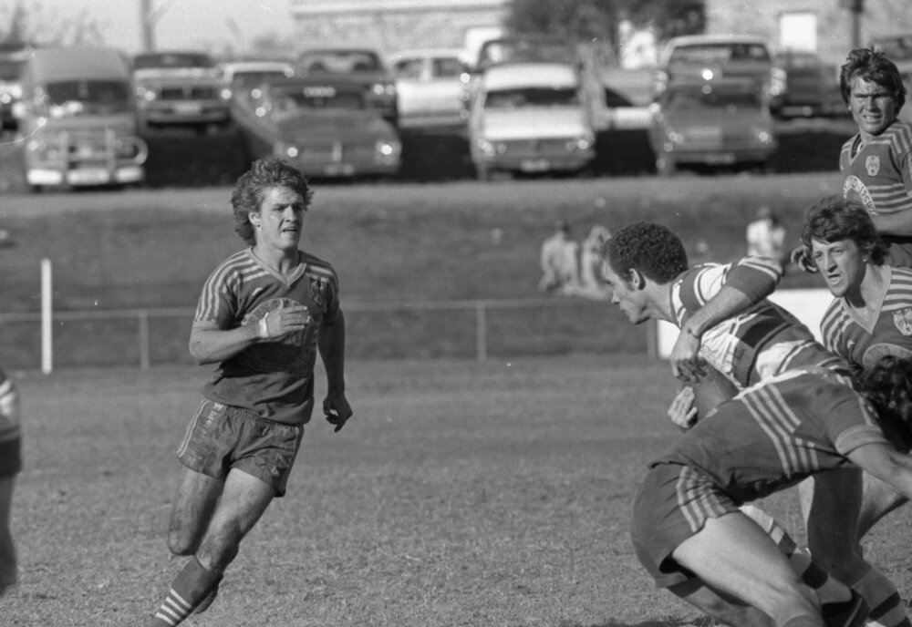 Norths vs Brothers League Rugby Match Ipswich, August 1980