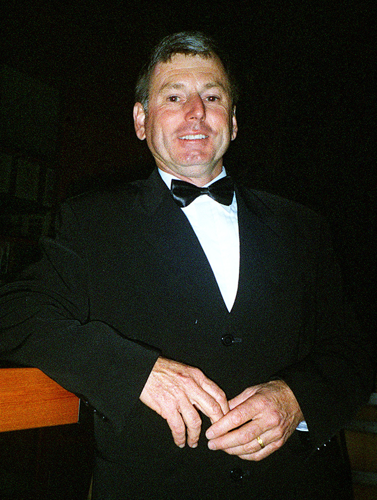 Bruce Webster at winery, Ipswich, September 2003