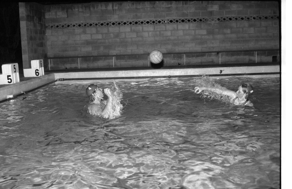 Unidentified Water Polo players, Ipswich, September 1980