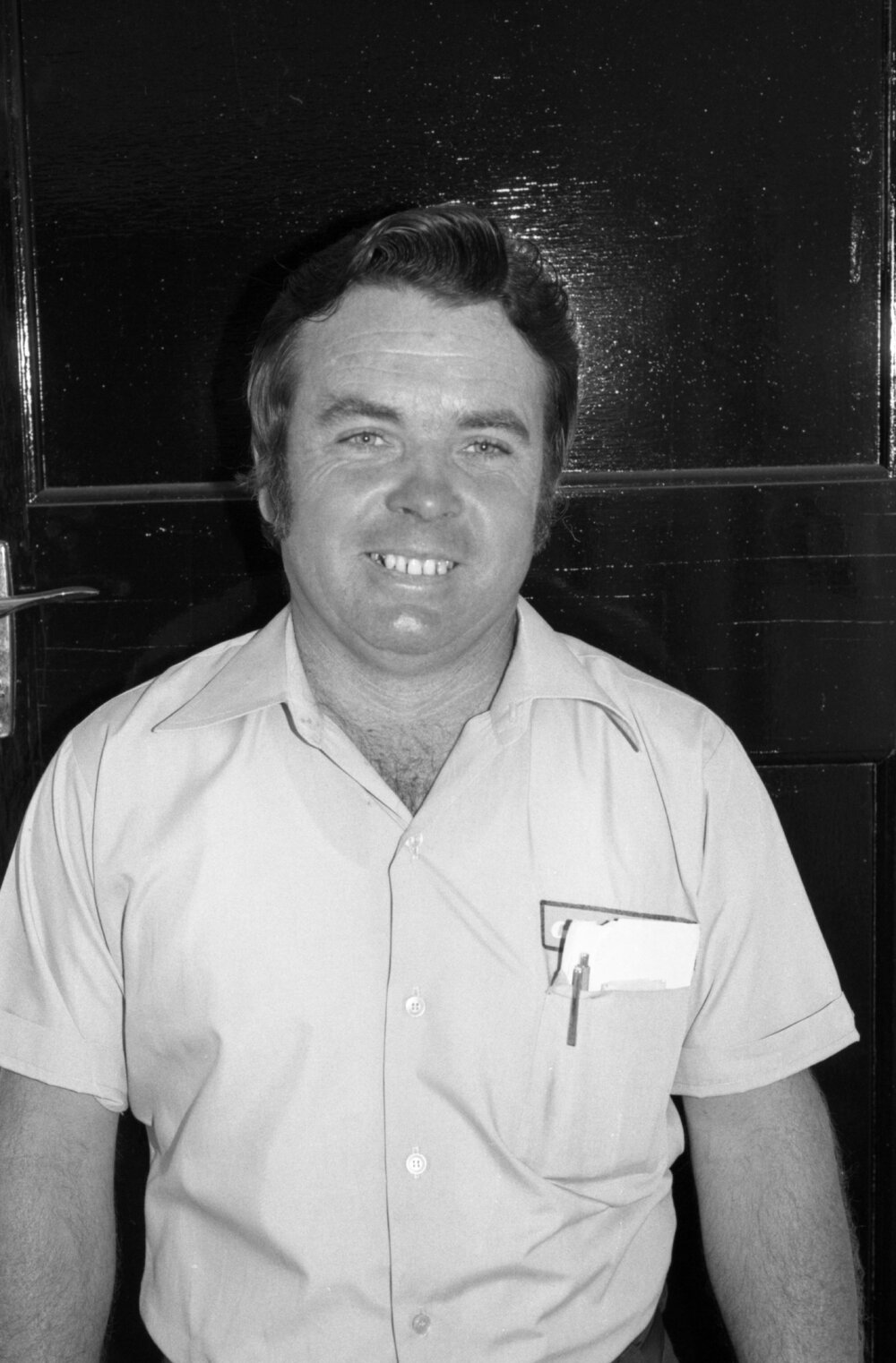 Unidentified Newsoles Tyre Service Staff Member, Ipswich, September 1980