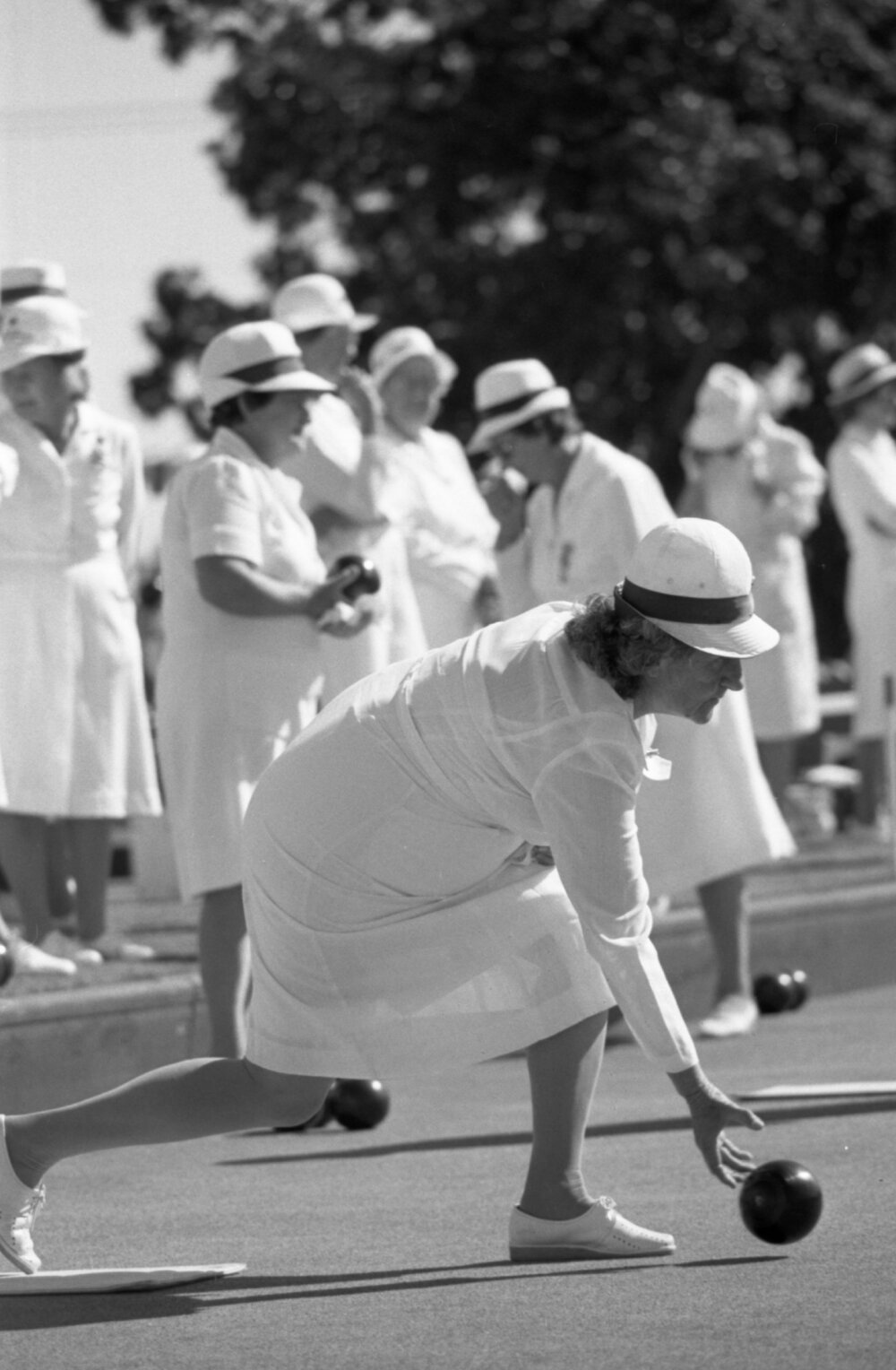 Booval Ladies Bowls, Ipswich, September 1980