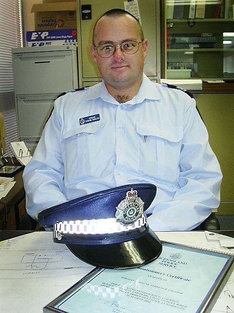 Sergeant Shaune English, Queensland Police, Ipswich, September 2003 