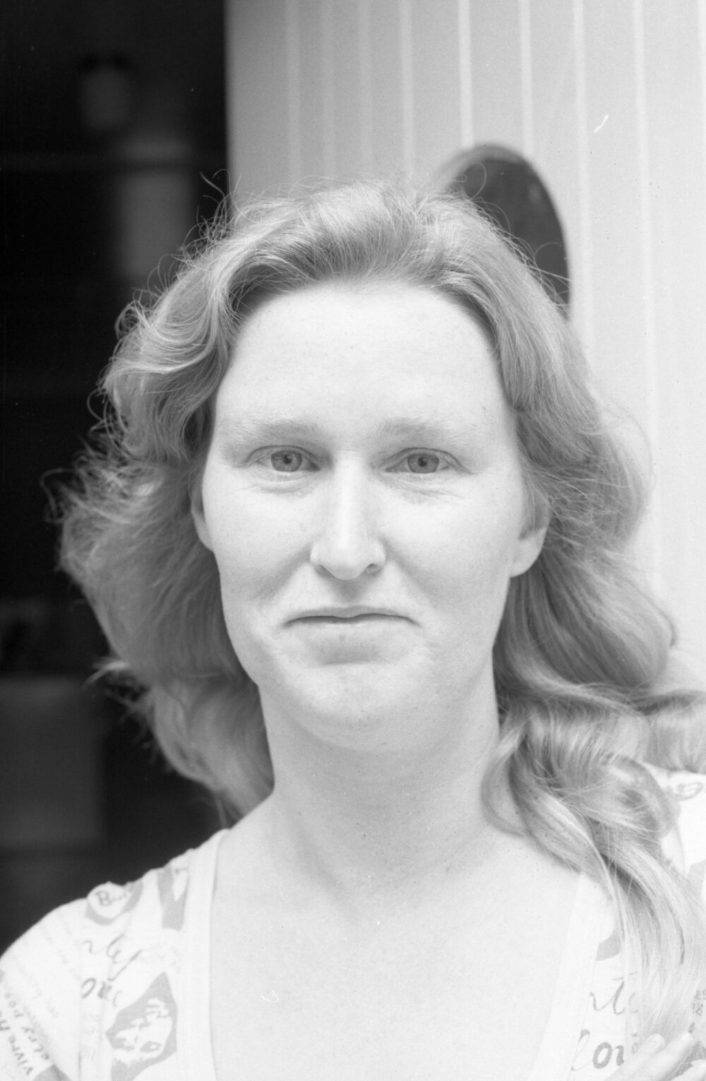 Unidentified woman giving an interview about the Riverview Intersection, Ipswich, September 1980